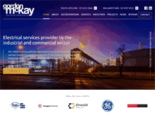 Tablet Screenshot of gmckay.com.au